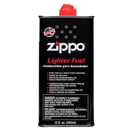 Zippo Lighter Fuel, 12 oz, for use in all  Windproof Lighters 12FC